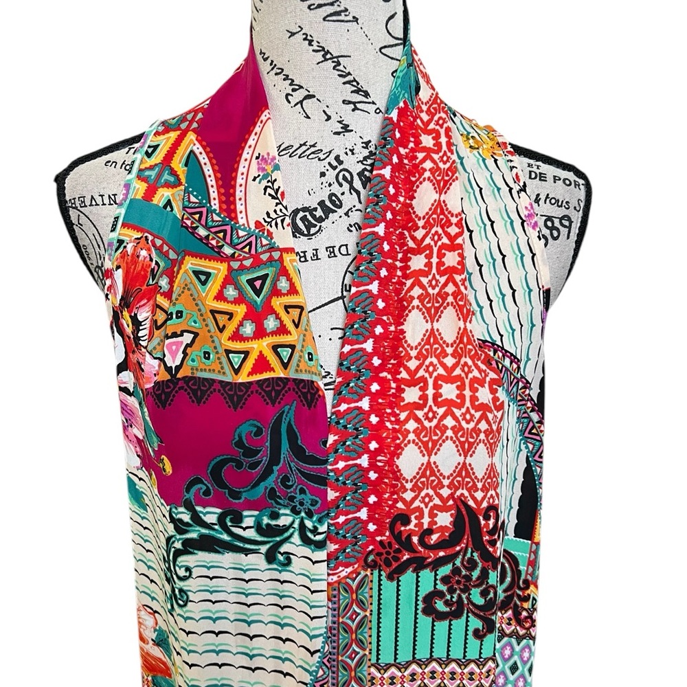 Depended Colorful Patchwork Top - Picture 4 of 10